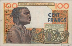 100 Francs Spécimen FRENCH WEST AFRICA  1956 P.46s VF