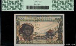 500 Francs Spécimen FRENCH WEST AFRICA  1957 P.47s fST