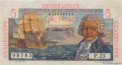 5 Francs Bougainville GUADELOUPE  1946 P.31 XF+