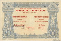 500 Francs NOUVELLE CALÉDONIE  1898 P.13a fVZ