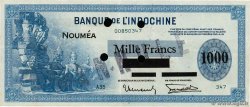 1000 Francs Annulé NOUVELLE CALÉDONIE  1943 P.45s VF