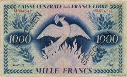 1000 Francs Phénix Spécimen SAINT-PIERRE UND MIQUELON  1943 P.14a fS