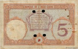 5 Francs Annulé TAHITI  1932 P.11bs RC+