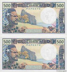 500 Francs Consécutifs TAHITI  1991 P.25d fST