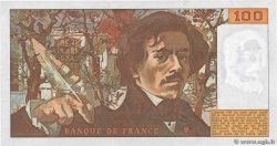 100 Francs DELACROIX Fauté FRANCE  1978 F.69.01 AU