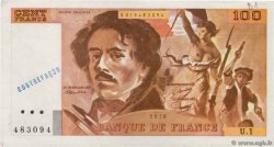 100 Francs DELACROIX Faux FRANCE  1978 F.68.01x VF