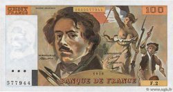 100 Francs DELACROIX FRANCE  1978 F.68.02 UNC-