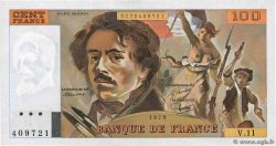 100 Francs DELACROIX modifié FRANKREICH  1979 F.69.02c
