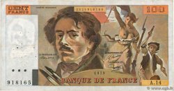 100 Francs DELACROIX modifié FRANCIA  1979 F.69.02c BC+