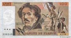 100 Francs DELACROIX modifié FRANCIA  1987 F.69.11 MBC+