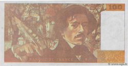 100 Francs DELACROIX imprimé en continu Faux FRANCE  1990 F.69bis.01ax UNC-
