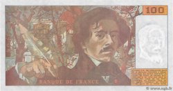 100 Francs DELACROIX imprimé en continu FRANCIA  1990 F.69bis.01bD FDC