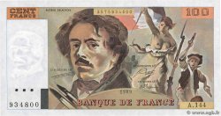 100 Francs DELACROIX modifié FRANCIA  1989 F.69.13c SC