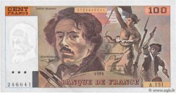 100 Francs DELACROIX imprimé en continu FRANCIA  1990 F.69bis.02a