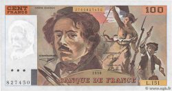 100 Francs DELACROIX imprimé en continu FRANCIA  1990 F.69bis.02a