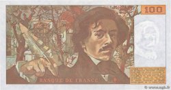 100 Francs DELACROIX imprimé en continu FRANCE  1991 F.69bis.03a4 UNC-