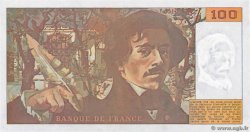 100 Francs DELACROIX imprimé en continu FRANCE  1990 F.69bis.02c UNC