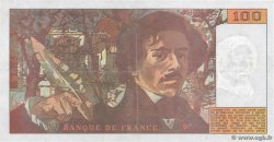100 Francs DELACROIX imprimé en continu FRANCIA  1990 F.69bis.02d BB