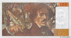 100 Francs DELACROIX imprimé en continu FRANCE  1990 F.69bis.02e1 AU-