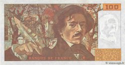 100 Francs DELACROIX imprimé en continu FRANCIA  1991 F.69bis.03c2 EBC+