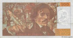 100 Francs DELACROIX imprimé en continu FRANCIA  1991 F.69bis.04b BB
