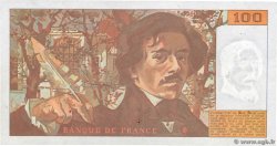 100 Francs DELACROIX imprimé en continu FRANCE  1993 F.69bis.05 XF+