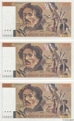 100 Francs DELACROIX imprimé en continu Faux FRANCIA  1993 F.69bis.05 AU