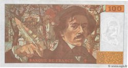 100 Francs DELACROIX imprimé en continu FRANCE  1993 F.69bis.05 AU-
