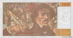 100 Francs DELACROIX imprimé en continu FRANCIA  1993 F.69bis.05 MBC+
