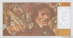 100 Francs DELACROIX imprimé en continu FRANCE  1993 F.69bis.07 AU-