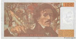 100 Francs DELACROIX imprimé en continu FRANCIA  1993 F.69bis.07 q.SPL