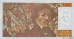 100 Francs DELACROIX imprimé en continu Petit numéro FRANCE  1993 F.69bis.08 UNC-