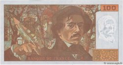 100 Francs DELACROIX imprimé en continu Petit numéro FRANCIA  1993 F.69bis.08 q.FDC