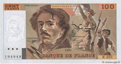 100 Francs DELACROIX imprimé en continu FRANCE  1993 F.69bis.08 UNC