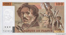 100 Francs DELACROIX 442-1 & 442-2 FRANCIA  1995 F.69ter.02a EBC+