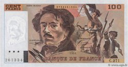 100 Francs DELACROIX 442-1 & 442-2 FRANCIA  1994 F.69ter.01a SC+