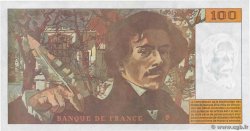 100 Francs DELACROIX 442-1 & 442-2 FRANCE  1994 F.69ter.01a XF+