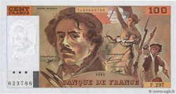 100 Francs DELACROIX 442-1 & 442-2 FRANCE  1995 F.69ter.02c