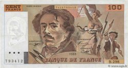 100 Francs DELACROIX 442-1 & 442-2 FRANCIA  1995 F.69ter.02d SPL