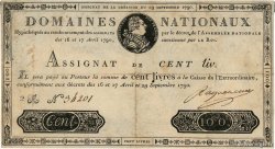 100 Livres FRANCE  1790 Ass.09a TB