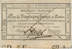 25 Francs Faux FRANKREICH  1799 Laf.217