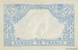 5 Francs BLEU FRANKREICH  1915 F.02.29 VZ