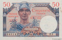 50 Francs TRÉSOR FRANÇAIS FRANCE  1947 VF.31.01 VF+