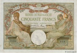 50 Francs MADAGASKAR  1937 P.038 VZ