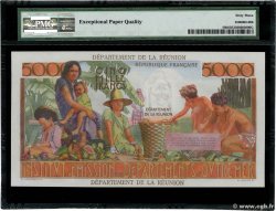 100 NF sur 5000 Francs Schoelcher ISOLA RIUNIONE  1971 P.56b q.FDC