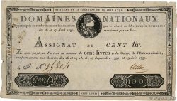 100 Livres FRANCE  1791 Ass.15a F-
