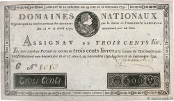 300 Livres Faux FRANCE  1791 Ass.18f