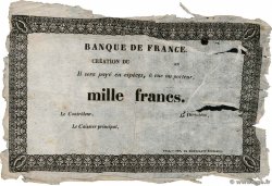 1000 Francs Non émis FRANCIA  1840 F.A-