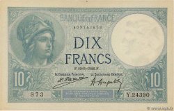 10 Francs MINERVE FRANCIA  1926 F.06.10