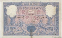 100 Francs BLEU ET ROSE FRANCE  1901 F.21.15 TB+